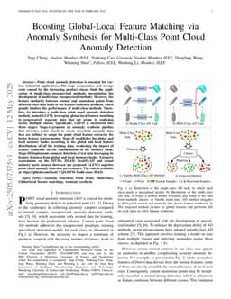 Boosting Global-Local Feature Matching via Anomaly Synthesis for Multi-Class Point Cloud Anomaly Detection