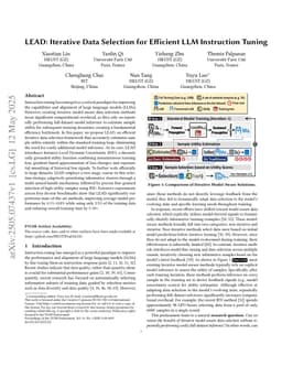 LEAD: Iterative Data Selection for Efficient LLM Instruction Tuning