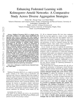 Enhancing Federated Learning with Kolmogorov-Arnold Networks: A Comparative Study Across Diverse Aggregation Strategies