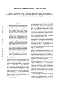 Chronocept: Instilling a Sense of Time in Machines