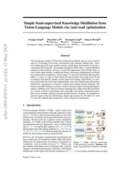 Simple Semi-supervised Knowledge Distillation from Vision-Language Models via $\mathbf{\texttt{D}}$ual-$\mathbf{\texttt{H}}$ead $\mathbf{\texttt{O}}$ptimization