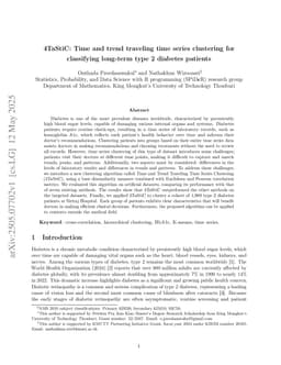 4TaStiC: Time and trend traveling time series clustering for classifying long-term type 2 diabetes patients