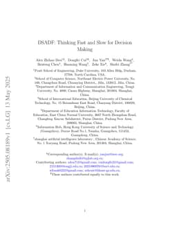 DSADF: Thinking Fast and Slow for Decision Making