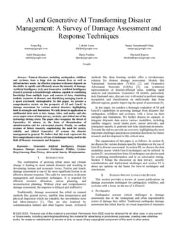 AI and Generative AI Transforming Disaster Management: A Survey of Damage Assessment and Response Techniques