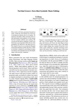 Not that Groove: Zero-Shot Symbolic Music Editing