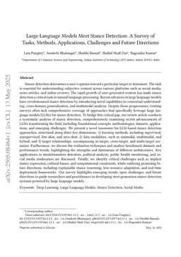 Large Language Models Meet Stance Detection: A Survey of Tasks, Methods, Applications, Challenges and Future Directions