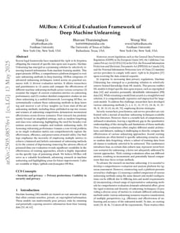 MUBox: A Critical Evaluation Framework of Deep Machine Unlearning