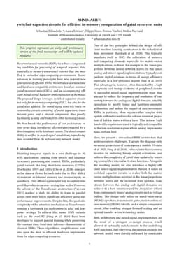 MINIMALIST: switched-capacitor circuits for efficient in-memory computation of gated recurrent units
