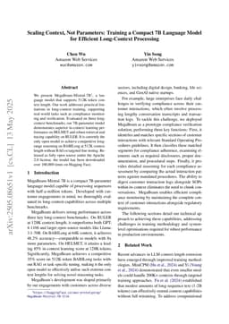 Scaling Context, Not Parameters: Training a Compact 7B Language Model for Efficient Long-Context Processing