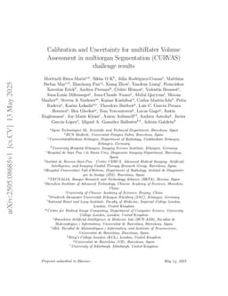 Calibration and Uncertainty for multiRater Volume Assessment in multiorgan Segmentation (CURVAS) challenge results