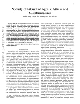 Security of Internet of Agents: Attacks and Countermeasures