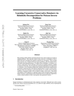 Learning Cocoercive Conservative Denoisers via Helmholtz Decomposition for Poisson Inverse Problems