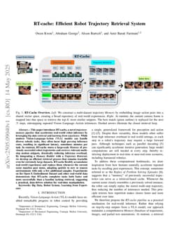 RT-cache: Efficient Robot Trajectory Retrieval System
