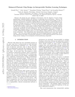 Enhanced Photonic Chip Design via Interpretable Machine Learning Techniques