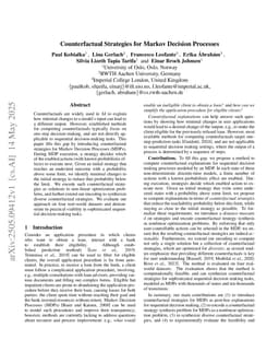 Counterfactual Strategies for Markov Decision Processes