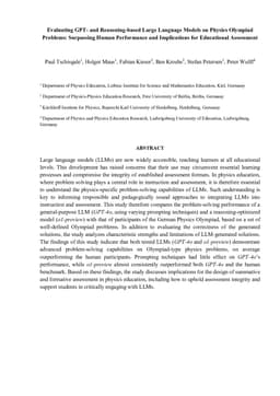 Evaluating GPT- and Reasoning-based Large Language Models on Physics Olympiad Problems: Surpassing Human Performance and Implications for Educational Assessment