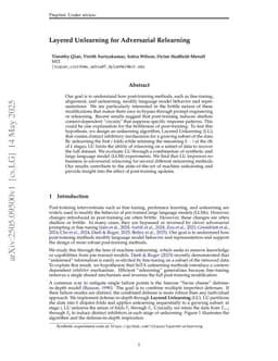 Layered Unlearning for Adversarial Relearning