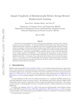 Sample Complexity of Distributionally Robust Average-Reward Reinforcement Learning