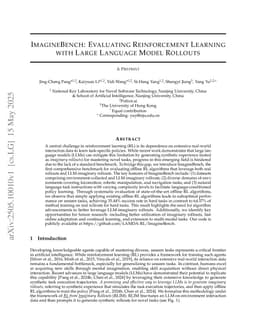 ImagineBench: Evaluating Reinforcement Learning with Large Language Model Rollouts
