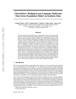 ChronoSteer: Bridging Large Language Model and Time Series Foundation Model via Synthetic Data
