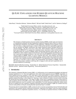 QuXAI: Explainers for Hybrid Quantum Machine Learning Models