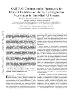 KAITIAN: A Unified Communication Framework for Enabling Efficient Collaboration Across Heterogeneous Accelerators in Embodied AI Systems