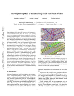 Inferring Driving Maps by Deep Learning-based Trail Map Extraction