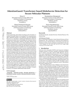 AttentionGuard: Transformer-based Misbehavior Detection for Secure Vehicular Platoons