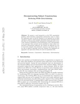 Deconstructing Subset Construction -- Reducing While Determinizing
