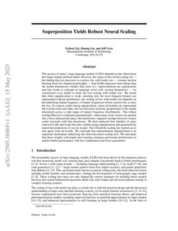 Superposition Yields Robust Neural Scaling