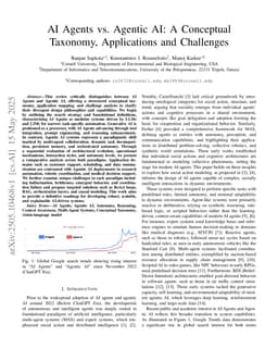 AI Agents vs. Agentic AI: A Conceptual Taxonomy, Applications and Challenge