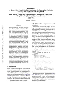 RouteNator: A Router-Based Multi-Modal Architecture for Generating Synthetic Training Data for Function Calling LLMs