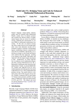 MathCoder-VL: Bridging Vision and Code for Enhanced Multimodal Mathematical Reasoning