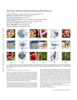 3D-Fixup: Advancing Photo Editing with 3D Priors
