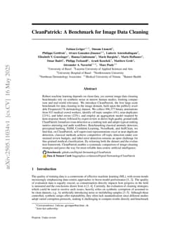 CleanPatrick: A Benchmark for Image Data Cleaning