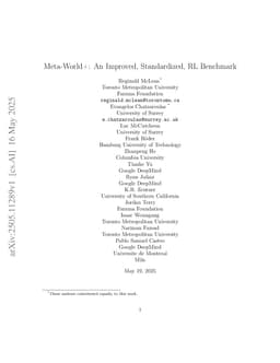 Meta-World+: An Improved, Standardized, RL Benchmark