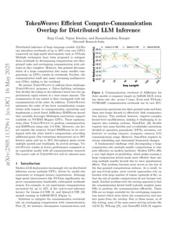 TokenWeave: Efficient Compute-Communication Overlap for Distributed LLM Inference