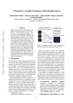 Mergenetic: a Simple Evolutionary Model Merging Library