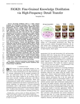 FiGKD: Fine-Grained Knowledge Distillation via High-Frequency Detail Transfer