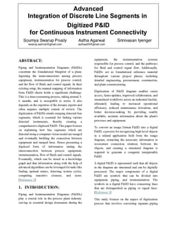 Advanced Integration of Discrete Line Segments in Digitized P&ID for Continuous Instrument Connectivity