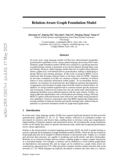 Relation-Aware Graph Foundation Model