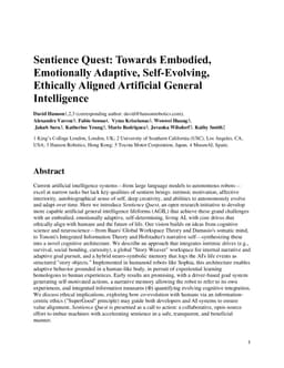 Sentience Quest: Towards Embodied, Emotionally Adaptive, Self-Evolving, Ethically Aligned Artificial General Intelligence
