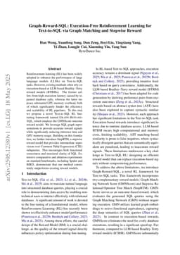 Graph-Reward-SQL: Execution-Free Reinforcement Learning for Text-to-SQL via Graph Matching and Stepwise Reward