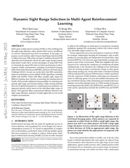 Dynamic Sight Range Selection in Multi-Agent Reinforcement Learning