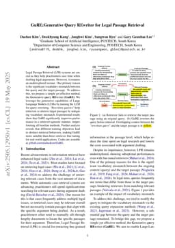 GuRE:Generative Query REwriter for Legal Passage Retrieval