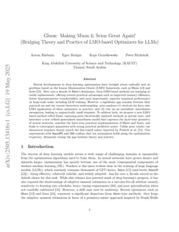 Gluon: Making Muon & Scion Great Again! (Bridging Theory and Practice of LMO-based Optimizers for LLMs)