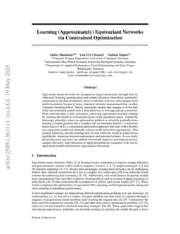 Learning (Approximately) Equivariant Networks via Constrained Optimization