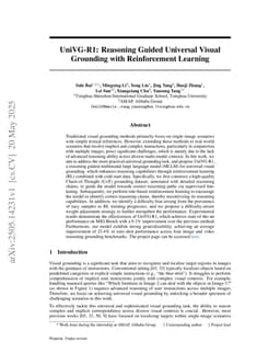 UniVG-R1: Reasoning Guided Universal Visual Grounding with Reinforcement Learning