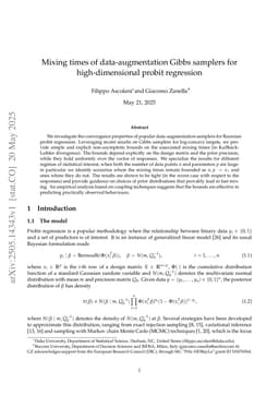 Mixing times of data-augmentation Gibbs samplers for high-dimensional probit regression