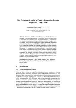 The Evolution of Alpha in Finance Harnessing Human Insight and LLM Agents